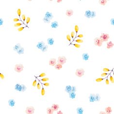 Watercolor floral pattern N25