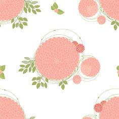 Seamless texture with asters N23