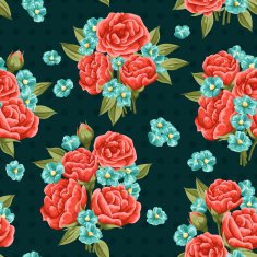 floral seamless pattern N452