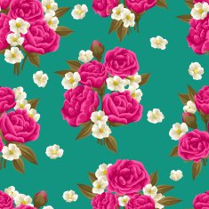 floral seamless pattern N454