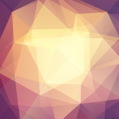 abstract background consisting of yellow beige orange purple triangles