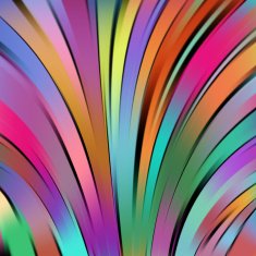 Colorful smooth light rainbow-colored lines background N2