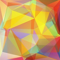 abstract background consisting of colorful triangles