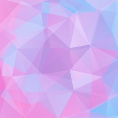 abstract background consisting of pink blue triangles