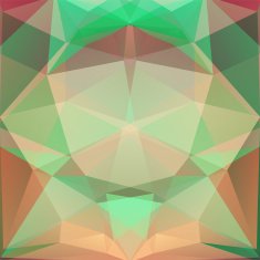 abstract background consisting of beige green brown triangles