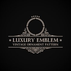 Vintage vector logo Calligraphic elegant decor element N2