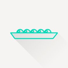 Vector peas icon