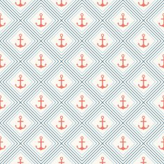 Seamless pattern of anchor shape and line N2