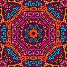Festive ethnic seamless vector pattern ornamental N2