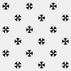 Geometric simple monochrome minimalistic vector holiday pattern umbrellas N3