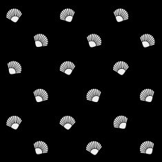 Geometric simple monochrome minimalistic vector holiday pattern shell N3