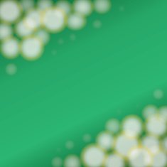 Background bubbles glistening emerald green
