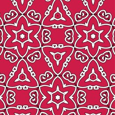 Lace floral colorful ethnic ornament N3