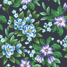 floral seamless pattern N478