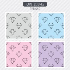 Diamond icon Brilliant gemstone sign N2