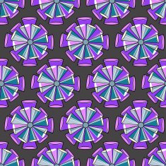 Colorful geometric abstract seamless background