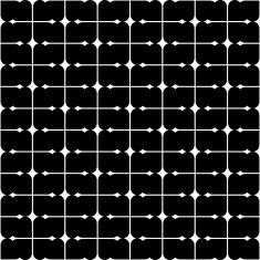 Black and white seamless pattern abstract background N57