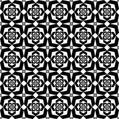 Black and white geometric seamless pattern abstract background N39