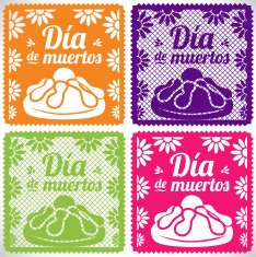 Day Of The Dead - Cut Out Paper Set