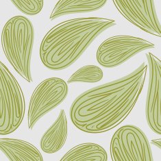 Abstract seamless pattern green leaves Vector background of fol N2