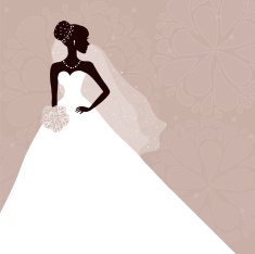 Beautiful bride with bouquet N2
