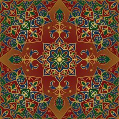 Rich vector ornamental pattern