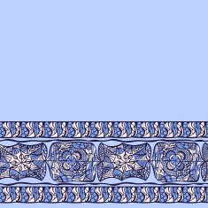 Seamless border abstract pattern decorative background N2