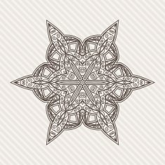 Filigree Flower Henna Pattern N2