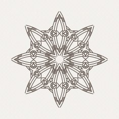 Filigree Flower Henna Pattern N3