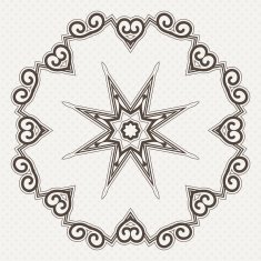 Filigree Flower Henna Pattern N7