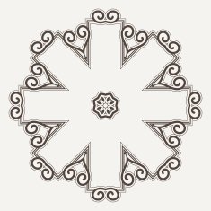 Filigree Flower Henna Pattern N8