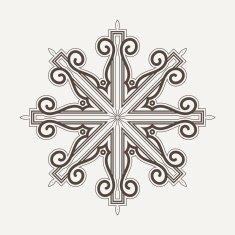 Filigree Flower Henna Pattern N9