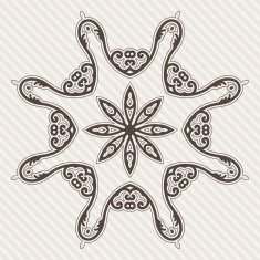 Filigree Flower Henna Pattern N11