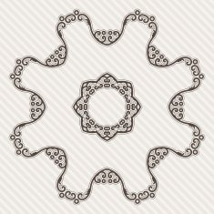 Filigree Flower Henna Pattern N12