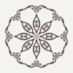 Filigree Flower Henna Pattern N15
