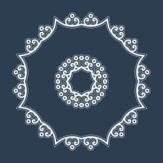 Filigree Flower Henna Pattern N16