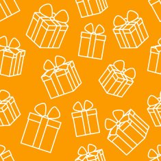 Seamless pattern with gift boxes N12
