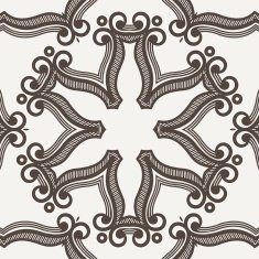 Filigree Flower Henna Pattern N17