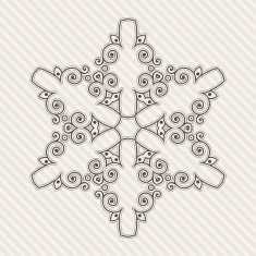 Filigree Flower Henna Pattern N18