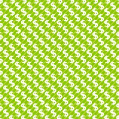 Dollar sign abstract seamless pattern background