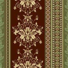 Striped seamless pattern Damask background N3