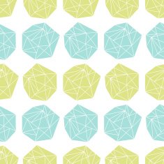 Seamless repeat pattern with polygonal shapes N2