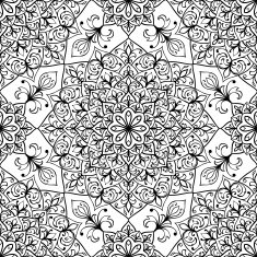 Seamless medieval pattern