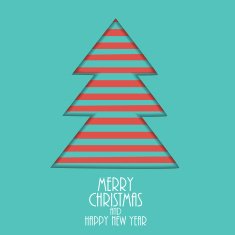 Abstract Christmas and New Year Background Vector Illustration N21
