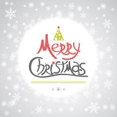 Merry Christmas Holiday card design N3