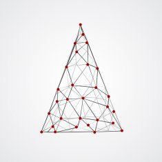 Christmas tree geometric style N2