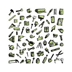 Repair icons sketch for your design