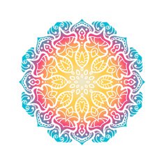 Vector mandala ornament N64