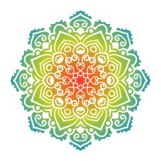 Vector mandala ornament N71