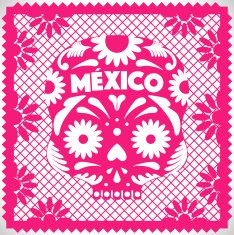 Mexican Skull - Cut Out Paper